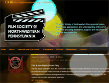 Tablet Screenshot of filmsocietynwpa.org